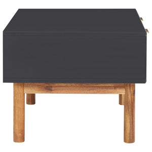 Couchtisch 90x50x40 cm Akazie Massivholz und MDF