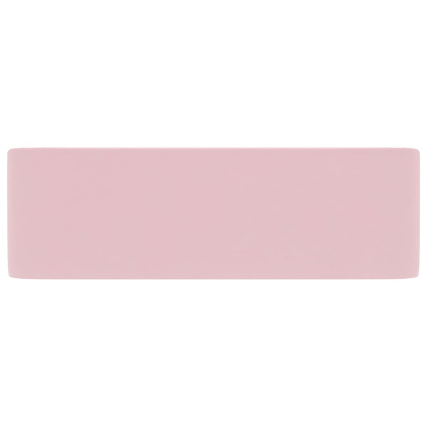 Luxus-Waschbecken Matt Rosa 41x30x12 cm Keramik