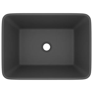 Luxus-Waschbecken Matt Dunkelgrau 41x30x12 cm Keramik