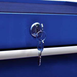 Werkstattwagen mit 7 Schubladen Blau
