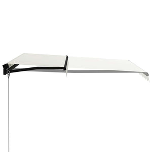 Einziehbare Markise Handbetrieben 300 x 250 cm Creme