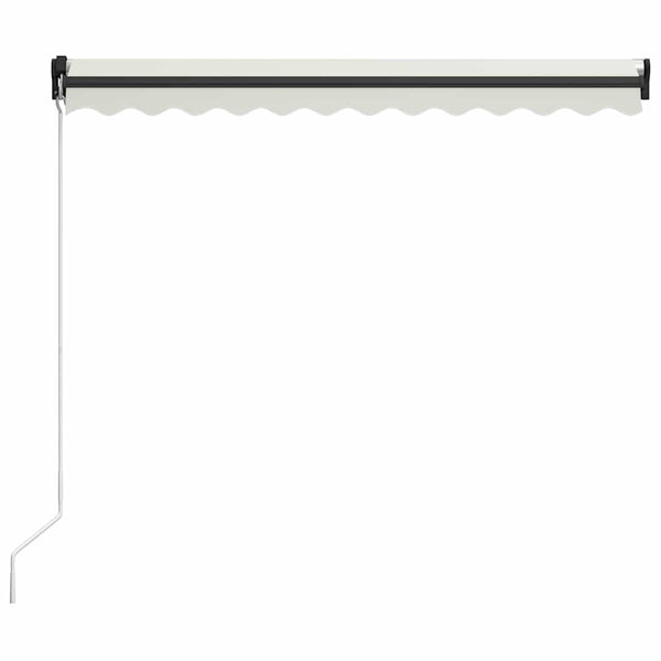 Einziehbare Markise Handbetrieben 300 x 250 cm Creme
