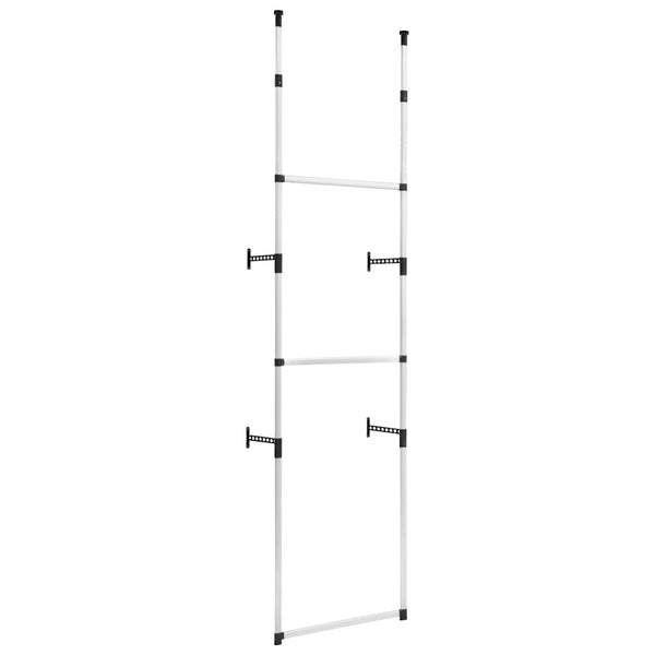 Teleskop Garderobe mit Stangen aus Aluminium