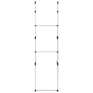 Teleskop Garderobe mit Stangen aus Aluminium