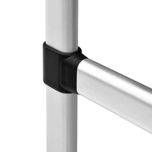Teleskop Garderobe mit Stangen aus Aluminium