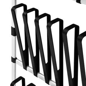 Teleskop Stiefelregal Aluminium für 12 Paar