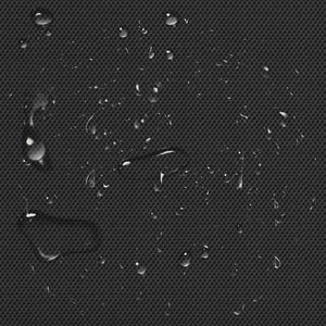 Schwarzes Würfelregal mit 6 Stoffboxen
