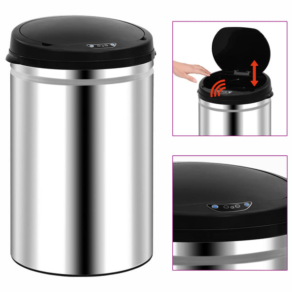 Automatischer Sensor Mülleimer Edelstahl 30L