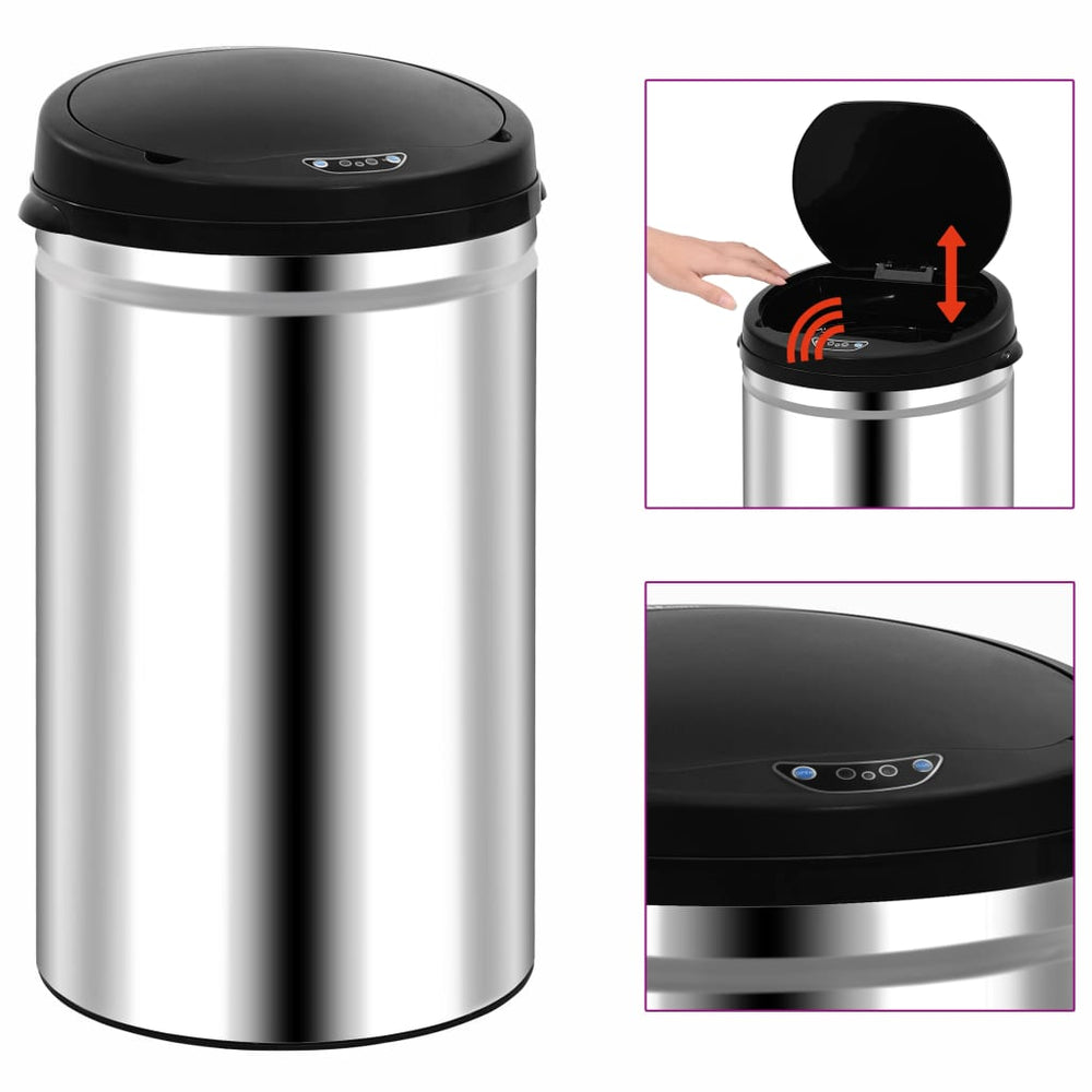 Automatischer Sensor Mülleimer – 40 L Edelstahl