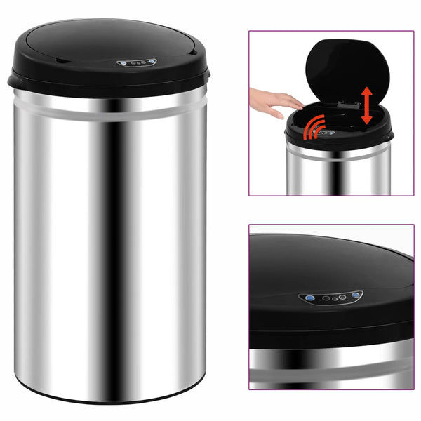 Automatischer Sensor Mülleimer – 40 L Edelstahl