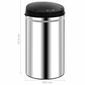 Automatischer Sensor Mülleimer – 40 L Edelstahl