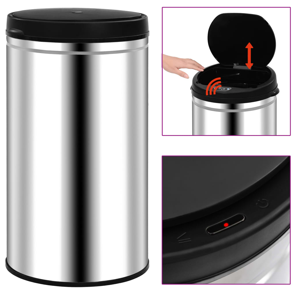 Automatischer Sensor Mülleimer 60L Edelstahl