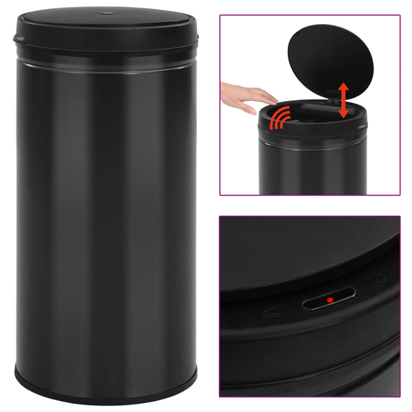 Automatischer Sensor Mülleimer - 70 L Schwarz