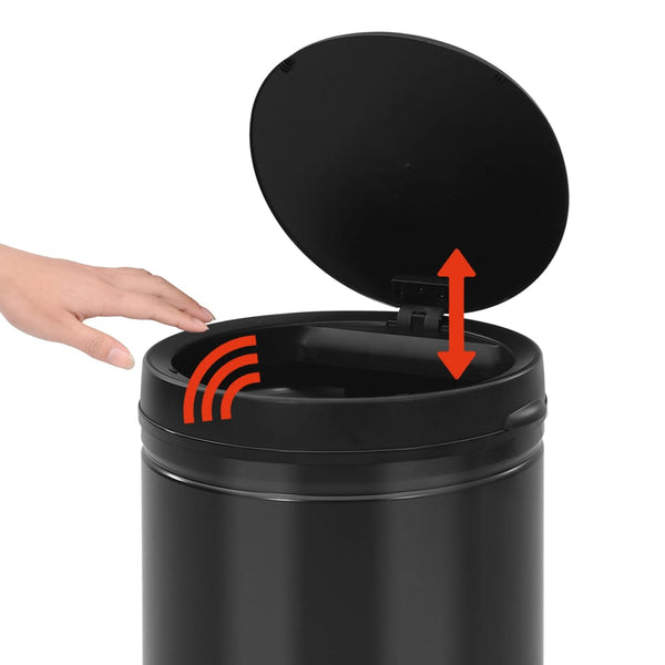 Automatischer Sensor Mülleimer - 70 L Schwarz