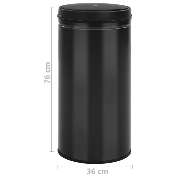 Automatischer Sensor Mülleimer - 70 L Schwarz