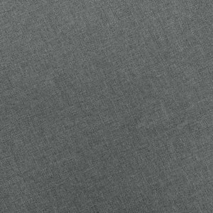 vidaXL Armchair with Footstool Light Grey Fabric