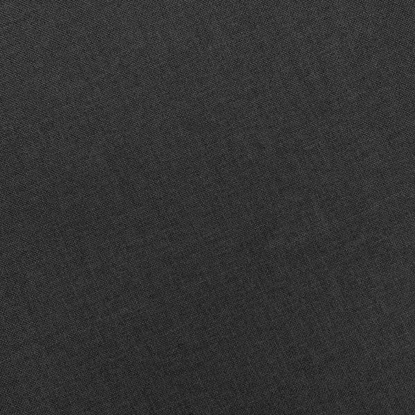 Sessel mit Hocker Dunkelgrau Stoff