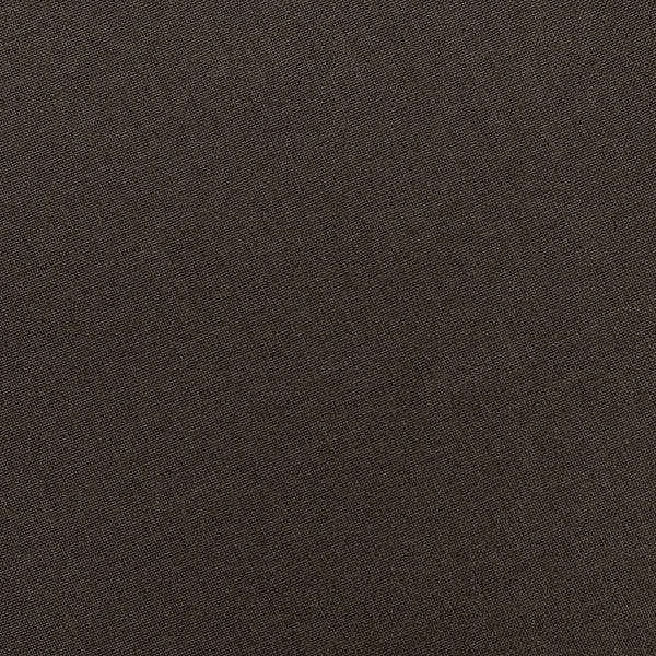 Sessel mit Hocker Braun Stoff