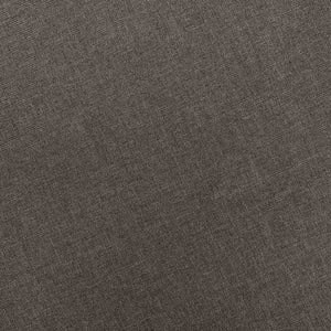 Sessel mit Hocker Taupe Stoff