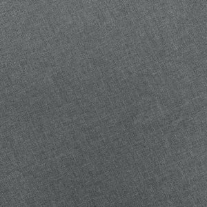 Massagesessel Hellgrau mit Hocker