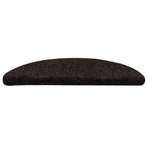 Selbstklebende Stufenmatten, 15er Set, Dunkelbraun
