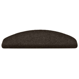 Stufenmatten Selbstklebend Dunkelbraun 15er Set