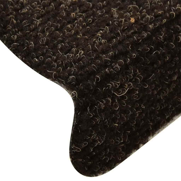 Stufenmatten Selbstklebend Dunkelbraun 15er Set