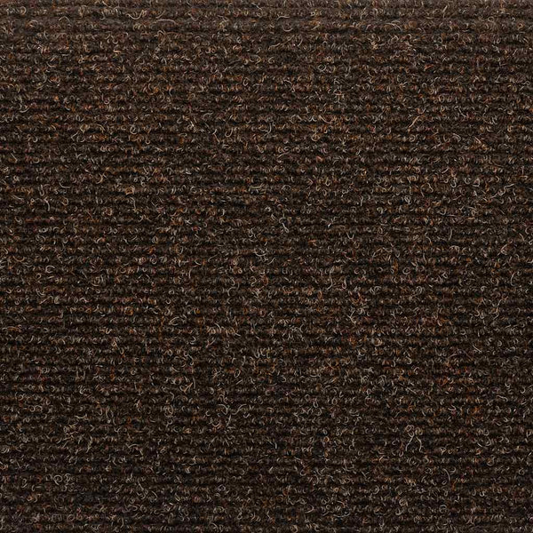 vidaXL Tapis de Marche Auto-adhésifs 15 pces 65x21x4 cm Marron Semi-circulaire Grand