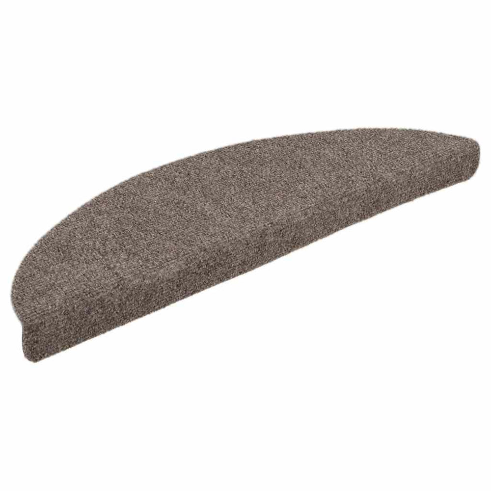 Selbstklebende Stufenmatten Beige Halbrund 15 Stk.