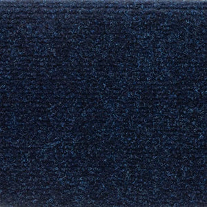 Selbstklebende Stufenmatten Marineblau Halbrund, 15er Set