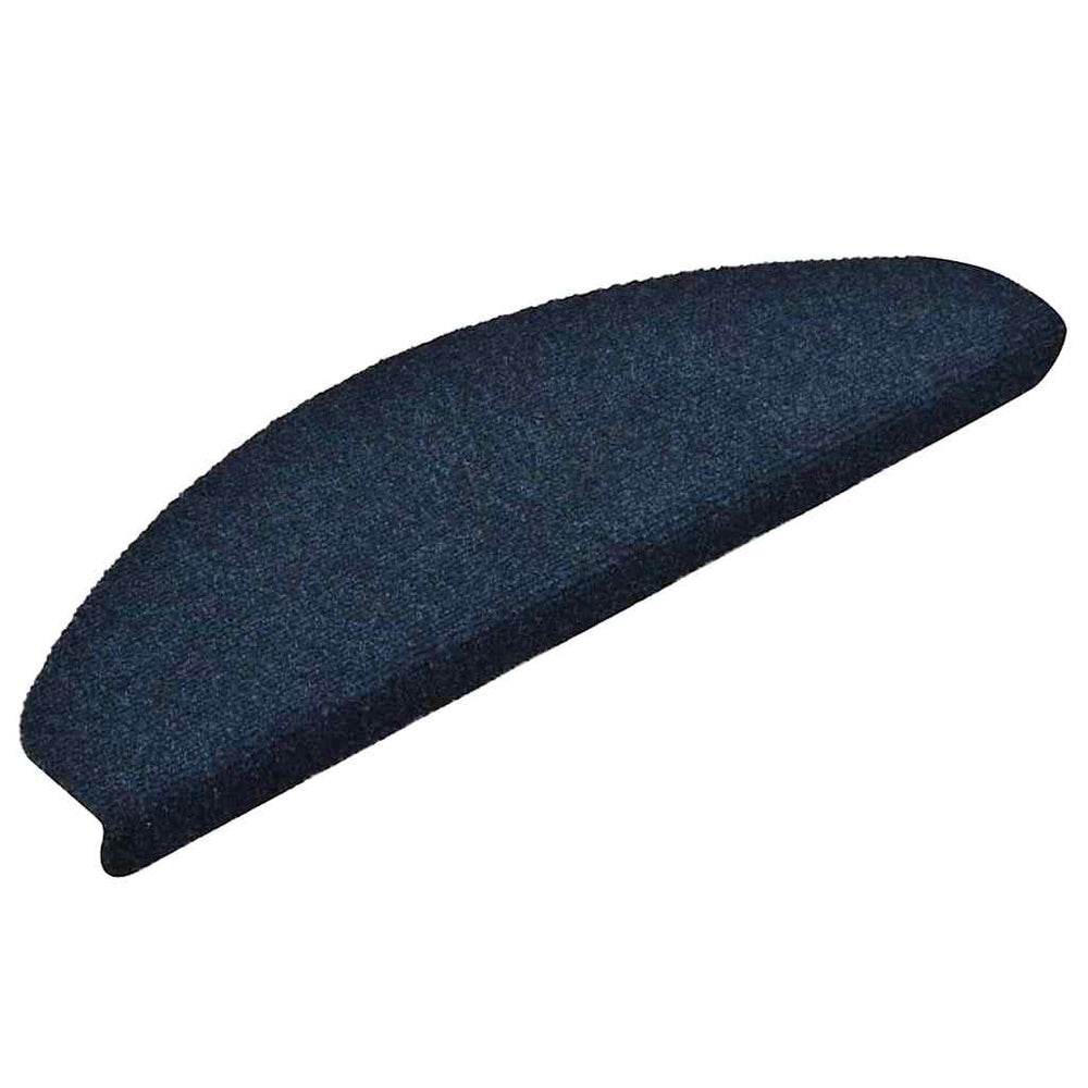 Selbstklebende Stufenmatten Marineblau, 15er Set