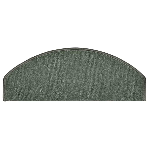 Stufenmatten Dunkelgrün Halbrund 15er Set