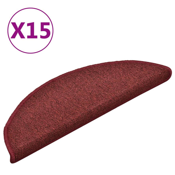 Bordeaux Stufenmatten Halbrund 15 Stk.
