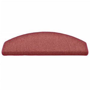 Bordeaux Stufenmatten Halbrund 65x24cm, 15er Set