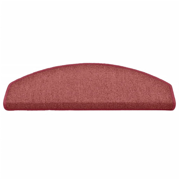 Bordeaux Stufenmatten Halbrund 65x24cm, 15er Set