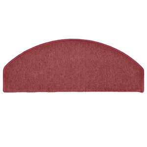 Bordeaux Stufenmatten Halbrund 65x24cm, 15er Set
