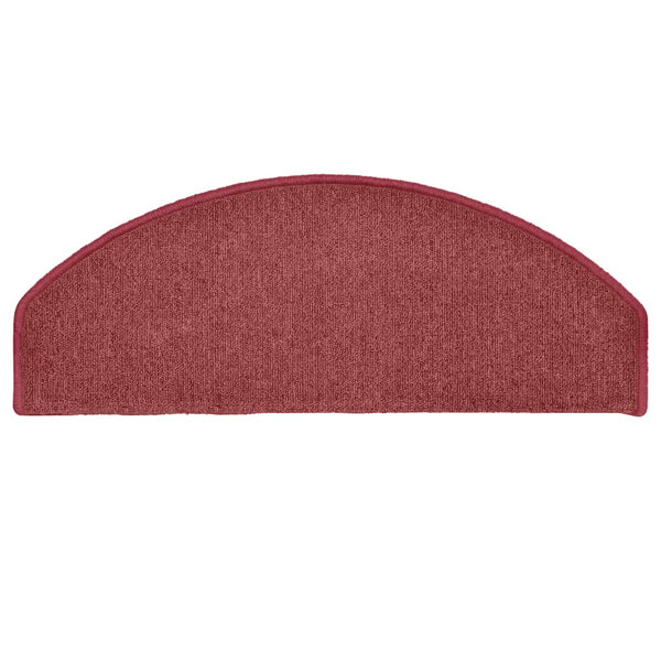 Bordeaux Stufenmatten Halbrund 65x24cm, 15er Set
