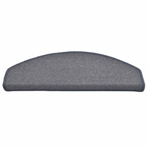 Stufenmatten Halbrund Hellgrau/Blau, 15er Set