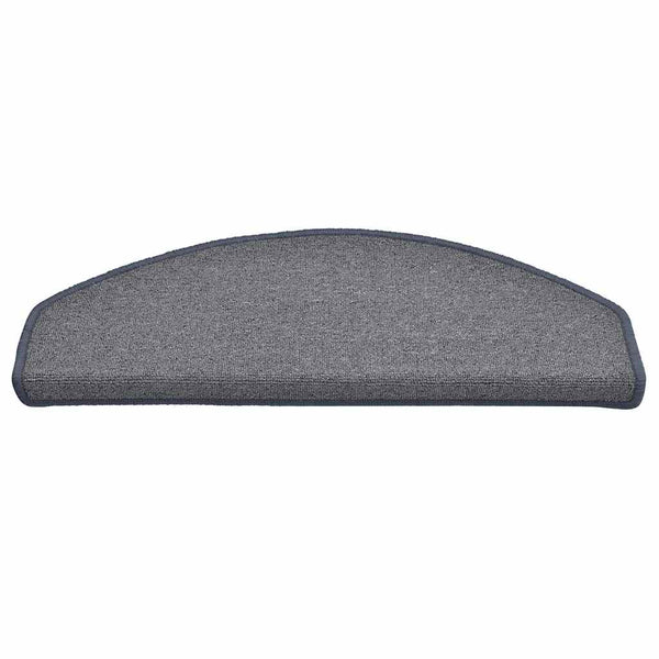 Stufenmatten Halbrund Hellgrau/Blau, 15er Set