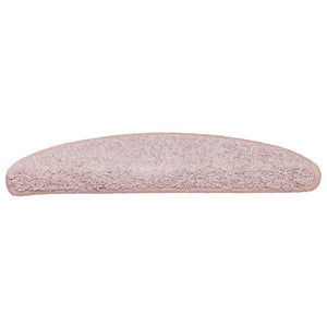 Halbrund Stufenmatten Hellrosa 56x17 cm, 15er Set