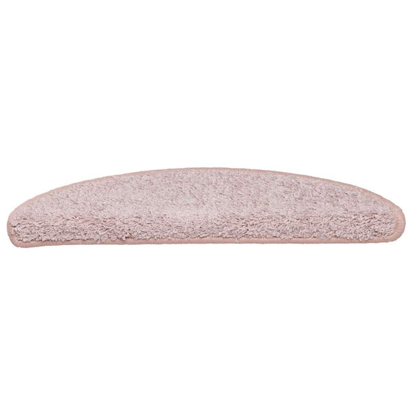Halbrund Stufenmatten Hellrosa 56x17 cm, 15er Set
