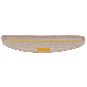 Halbrund Stufenmatten Hellrosa 56x17 cm, 15er Set