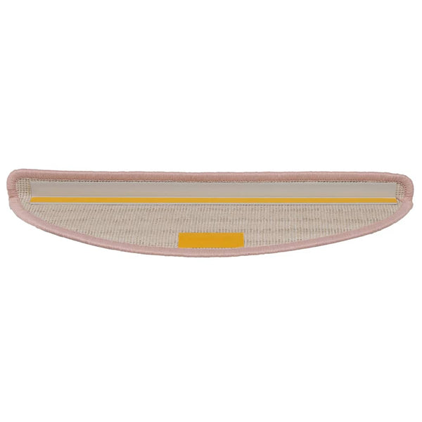 Halbrund Stufenmatten Hellrosa 56x17 cm, 15er Set