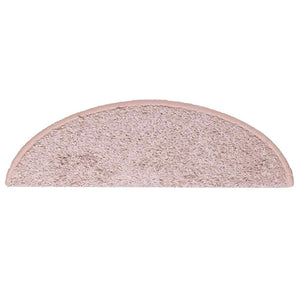 Halbrund Stufenmatten Hellrosa 56x17 cm, 15er Set
