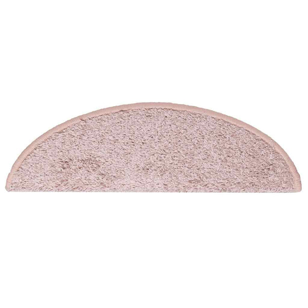 Halbrund Stufenmatten Hellrosa 56x17 cm, 15er Set