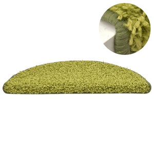 Grüne Treppenmatten 15er Set 56x17cm