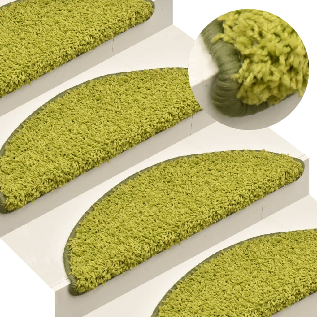 Grüne Treppenmatten 15er Set 56x17cm