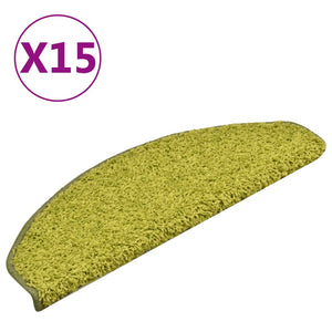 Grüne Stufenmatten Halbrund 15er Set