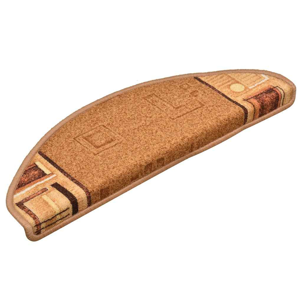 Selbstklebende Treppenmatten Beige 15er Set
