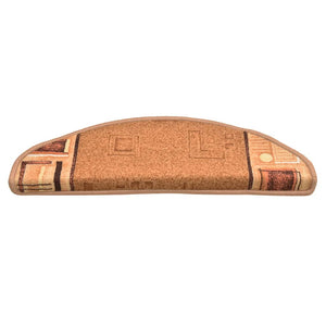 Selbstklebende Treppenmatten Beige 15er Set